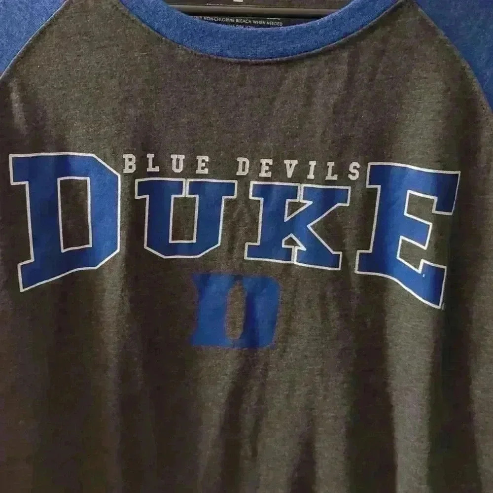 Colosseum Duke Blue Devils long sleeve shirt, medium, Gray and blue - Picture 3 of 5